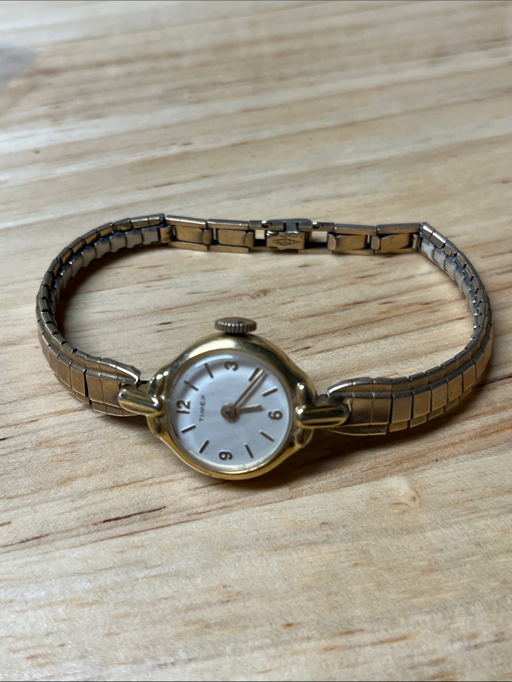 Timex Women's Gold Tone Bracelet Watch with Dial